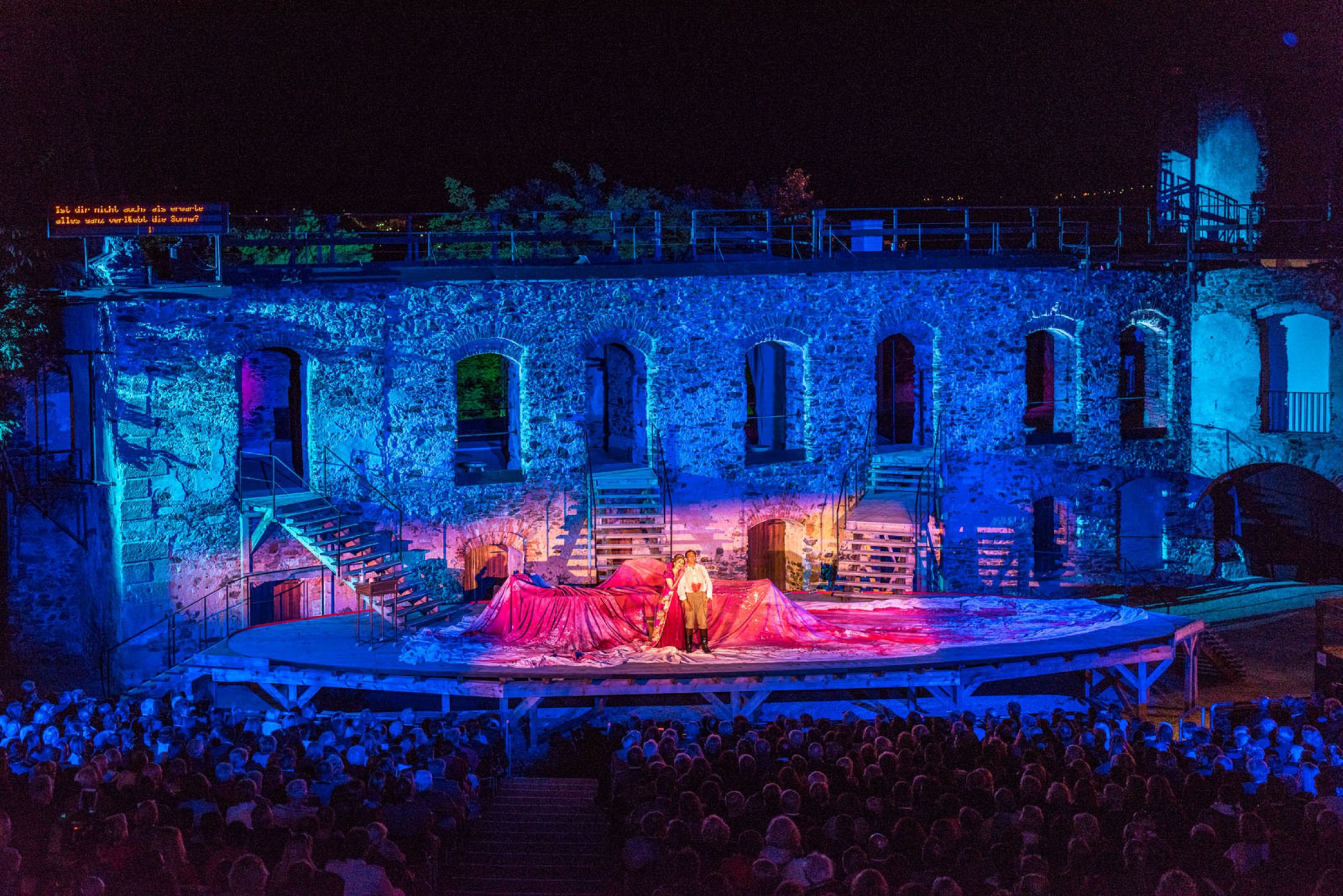 Premiere der Tosca auf der Burg Gars